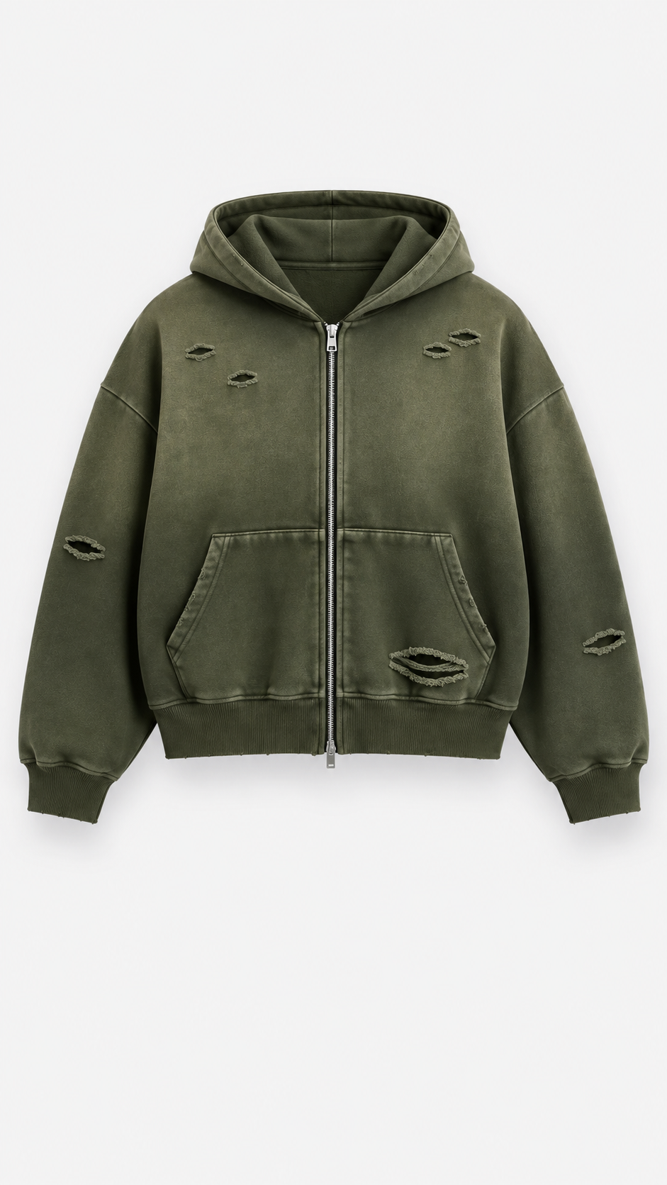 Distressed Washed Essential Hoodie (Pick Color)
