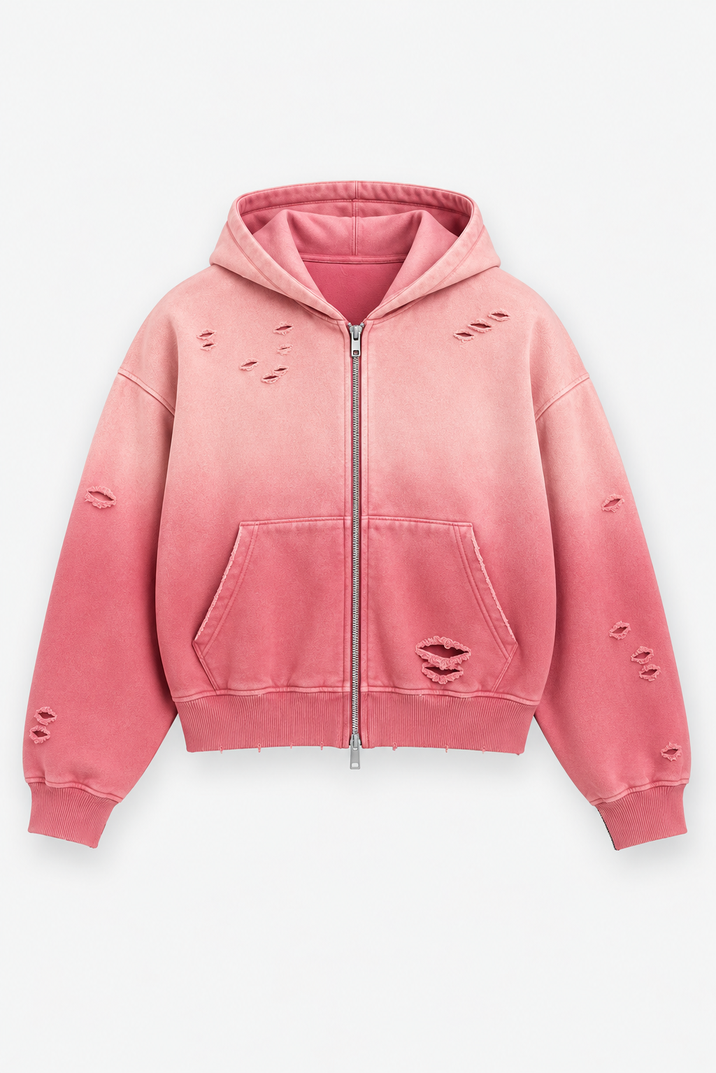 Distressed Washed Essential Hoodie (Pick Color)