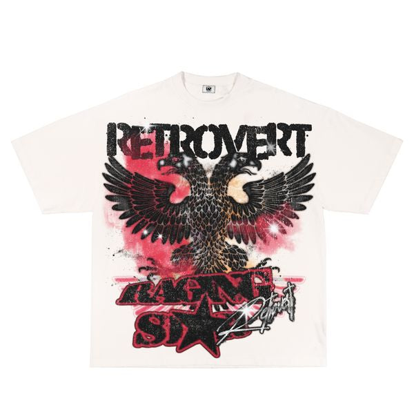 RED BIRD SHIRT - WHITE