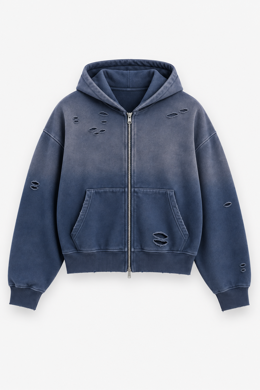 Distressed Washed Essential Hoodie (Pick Color)