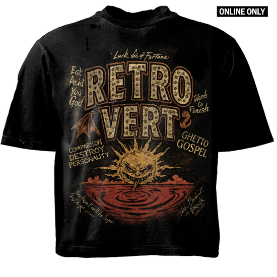 Liquid Sun Tee  - Black