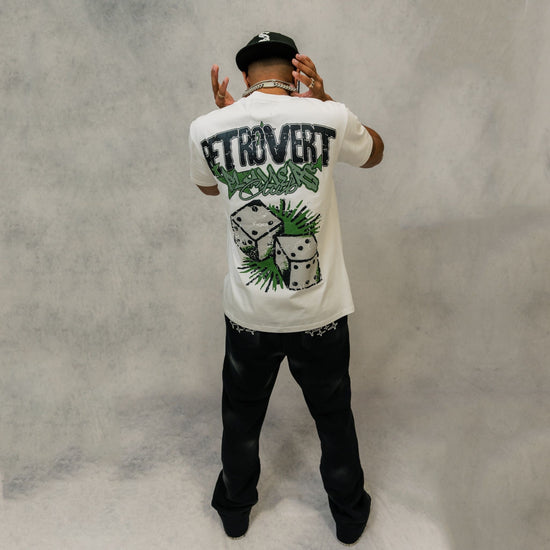 Players Club Tee White/Green