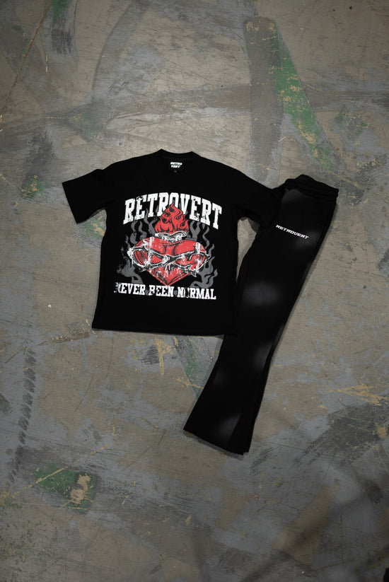 HEART THORN BLACK TEE