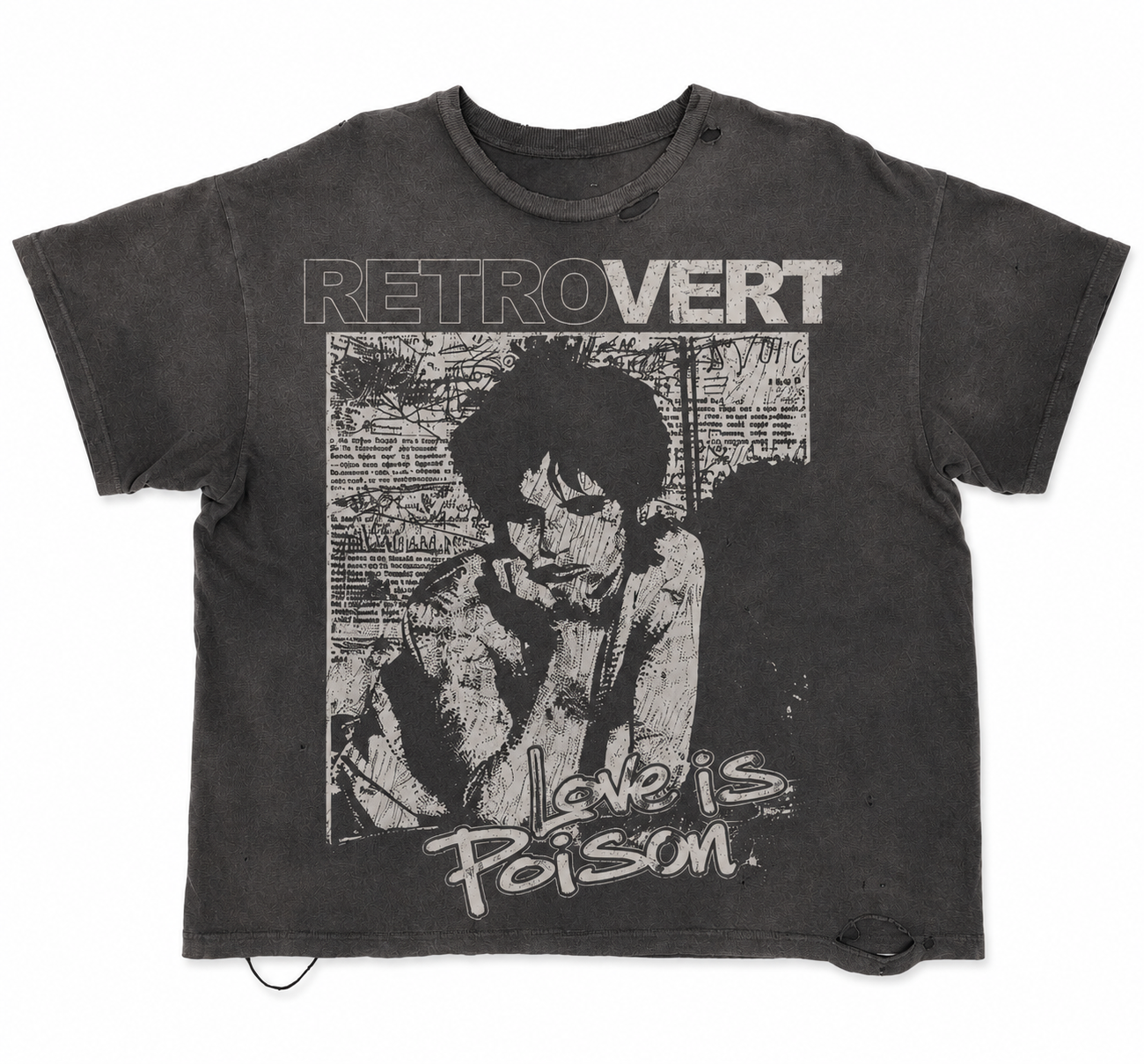 Vintage Love is Poison - Grey