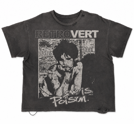 Vintage Love is Poison - Grey