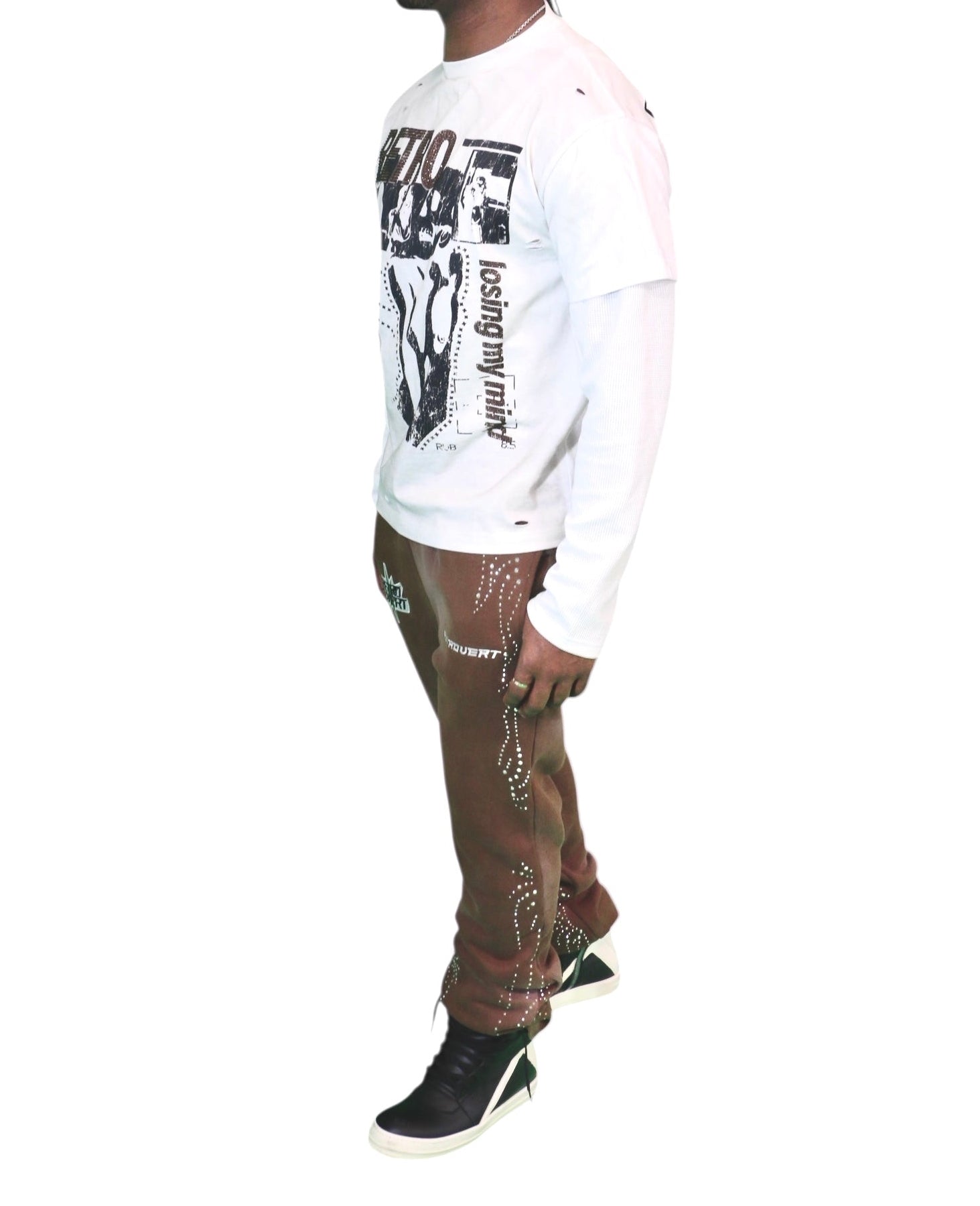 BONE CRUSHER RHINESTONE T-SHIRT