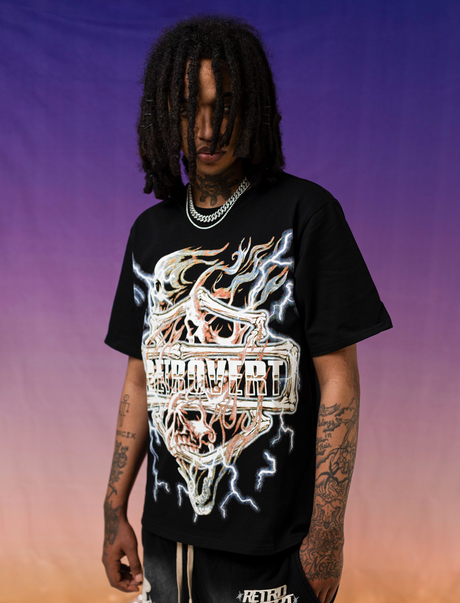 BLUE SKULL SHIRT