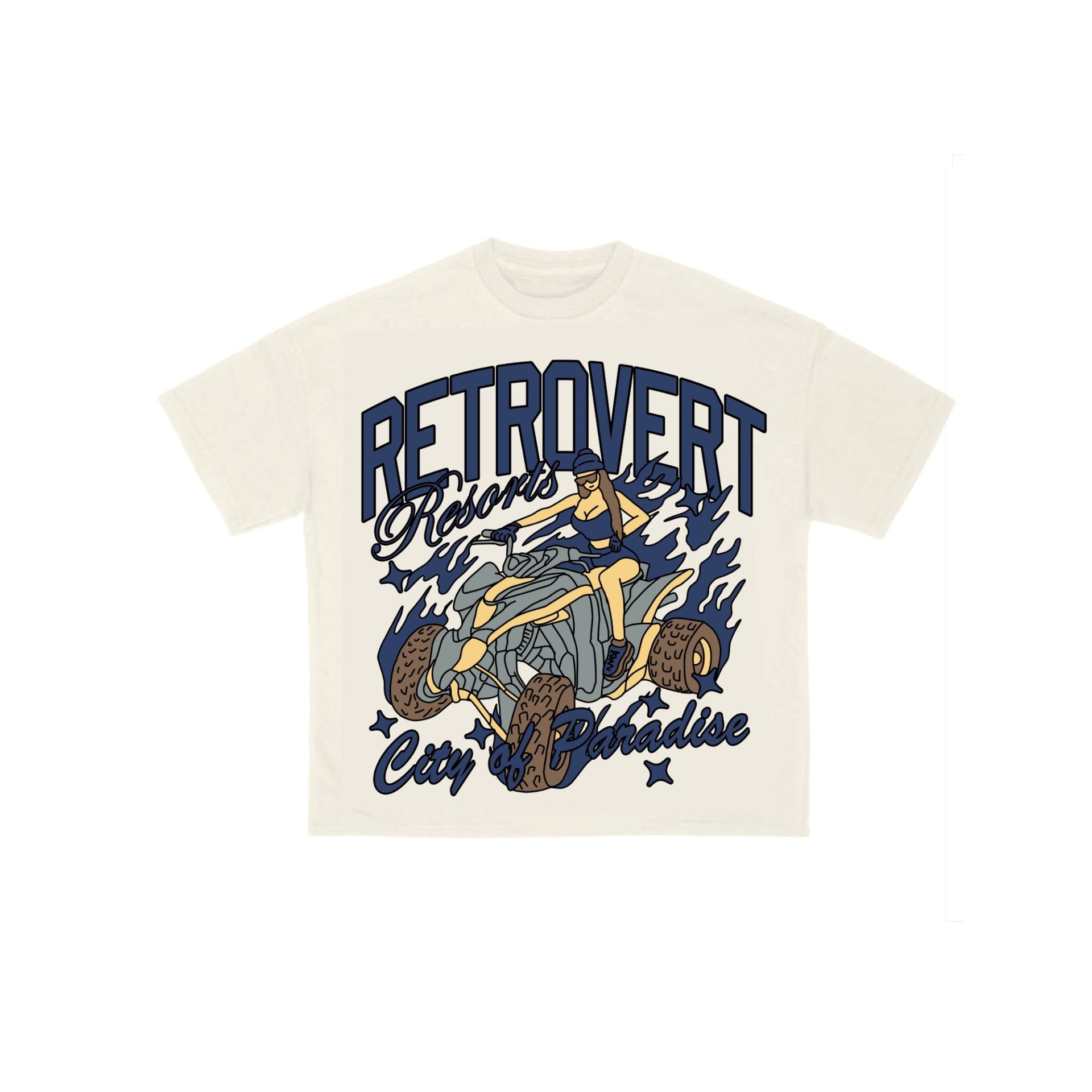 Navy Paradise Tee