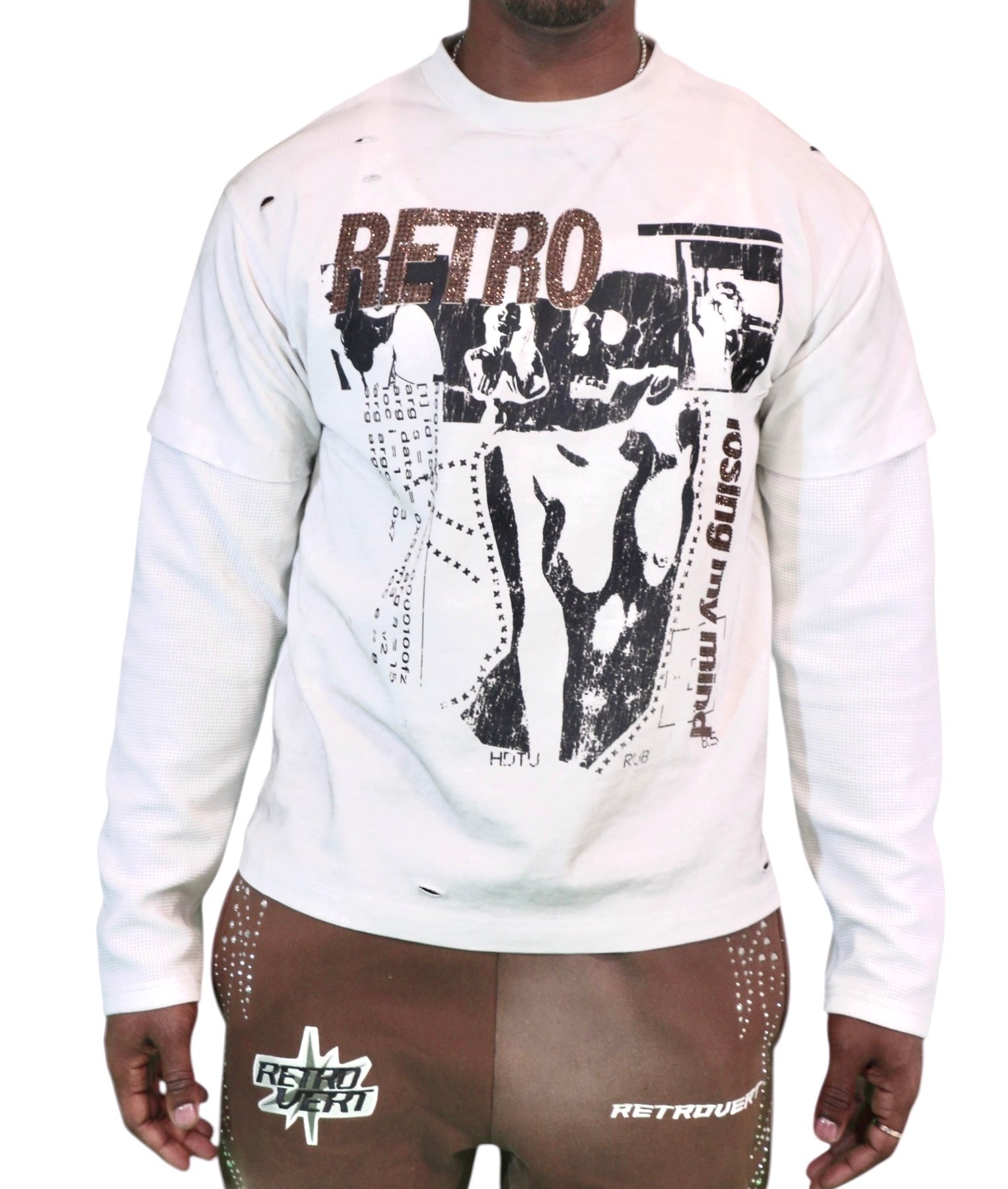 BONE CRUSHER RHINESTONE T-SHIRT