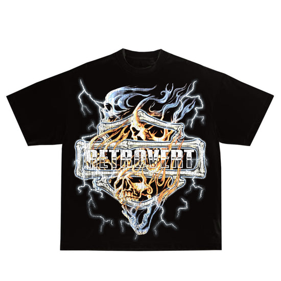 BLUE SKULL SHIRT