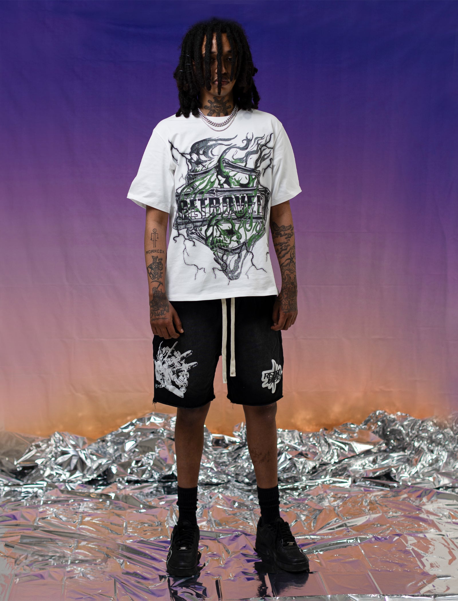 GREEN SKULL SHIRT