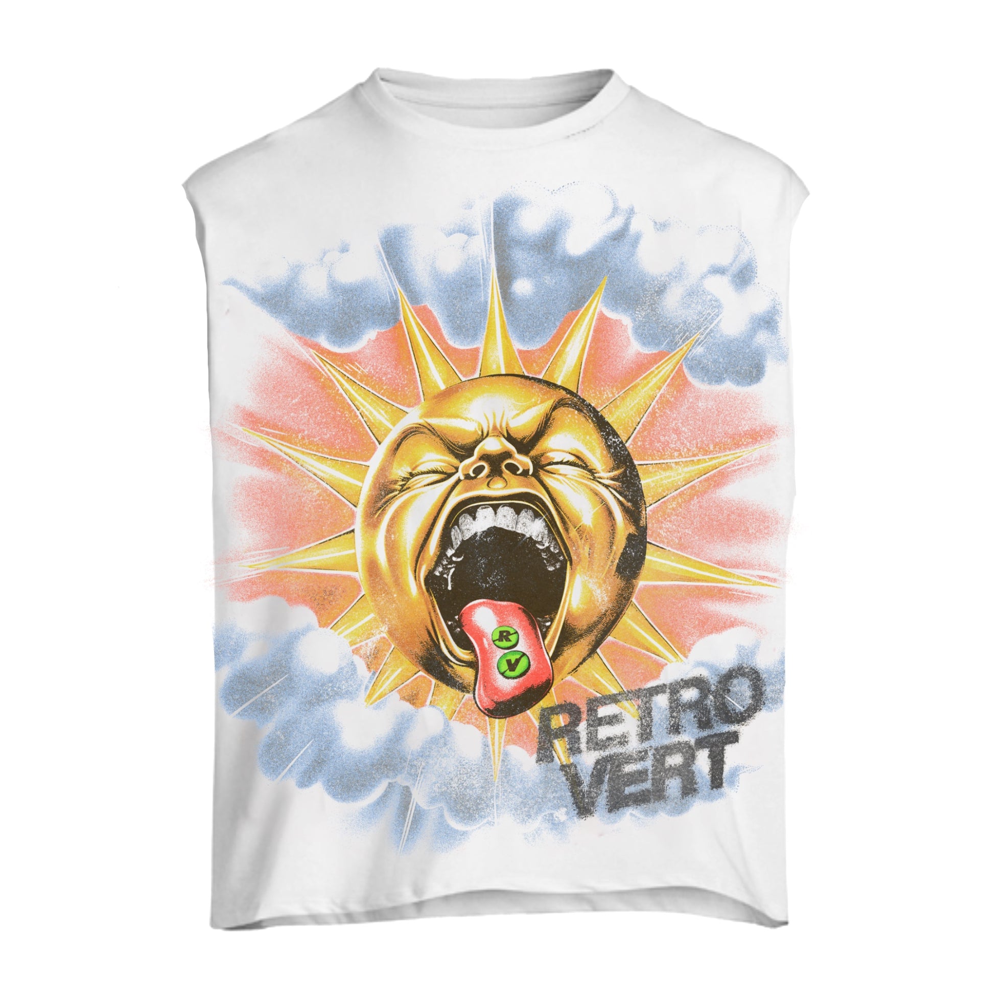SUN TONGUE TEE CUT-OFF