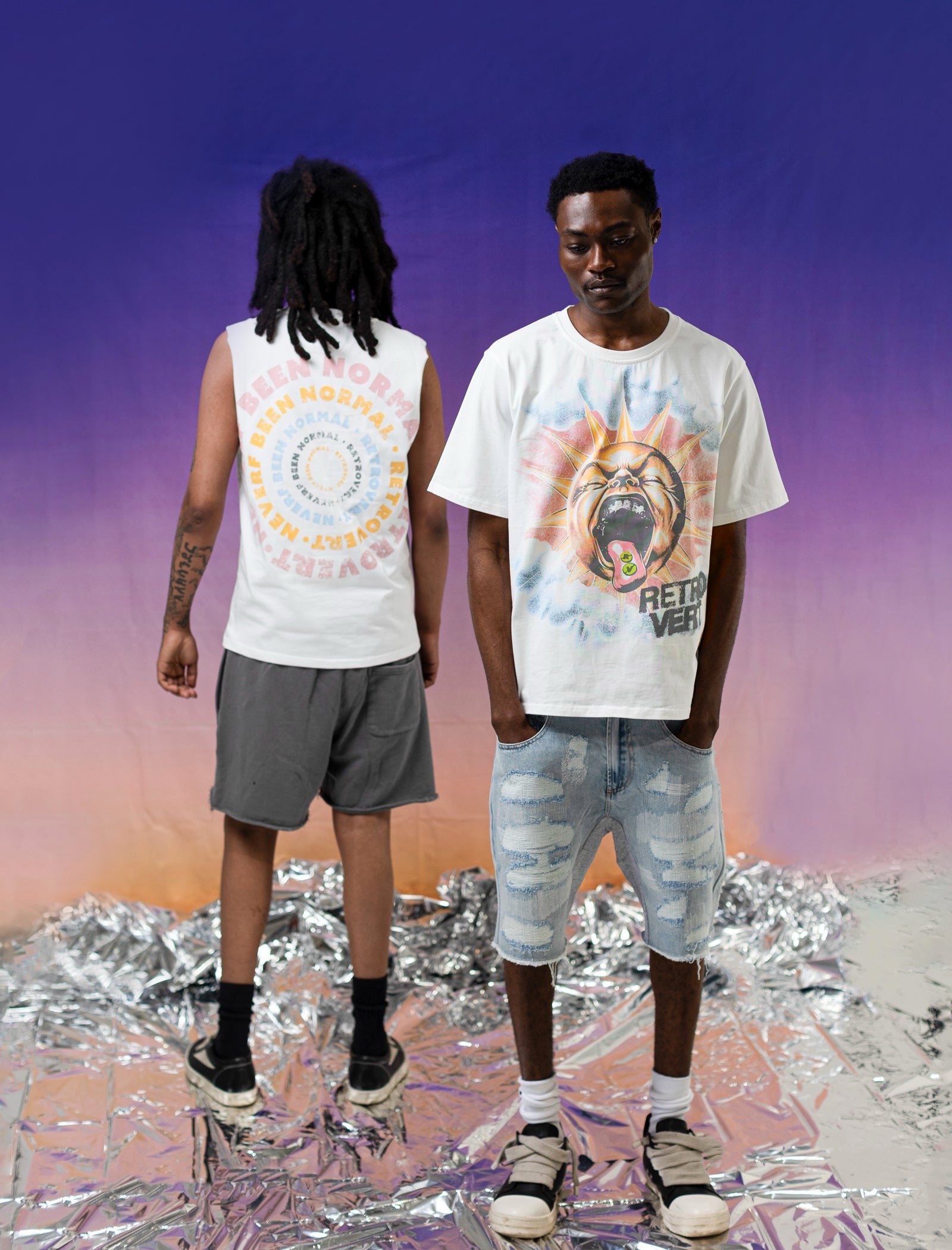 SUN TONGUE TEE CUT-OFF