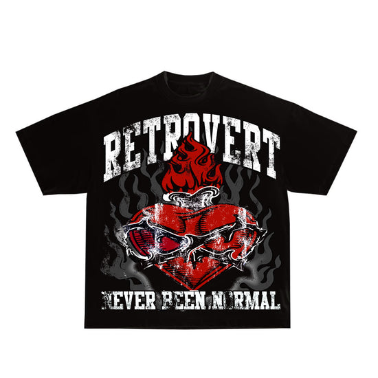 HEART THORN BLACK TEE
