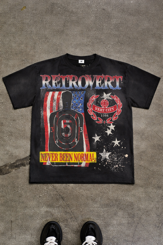 USA Target T-Shirt- Black