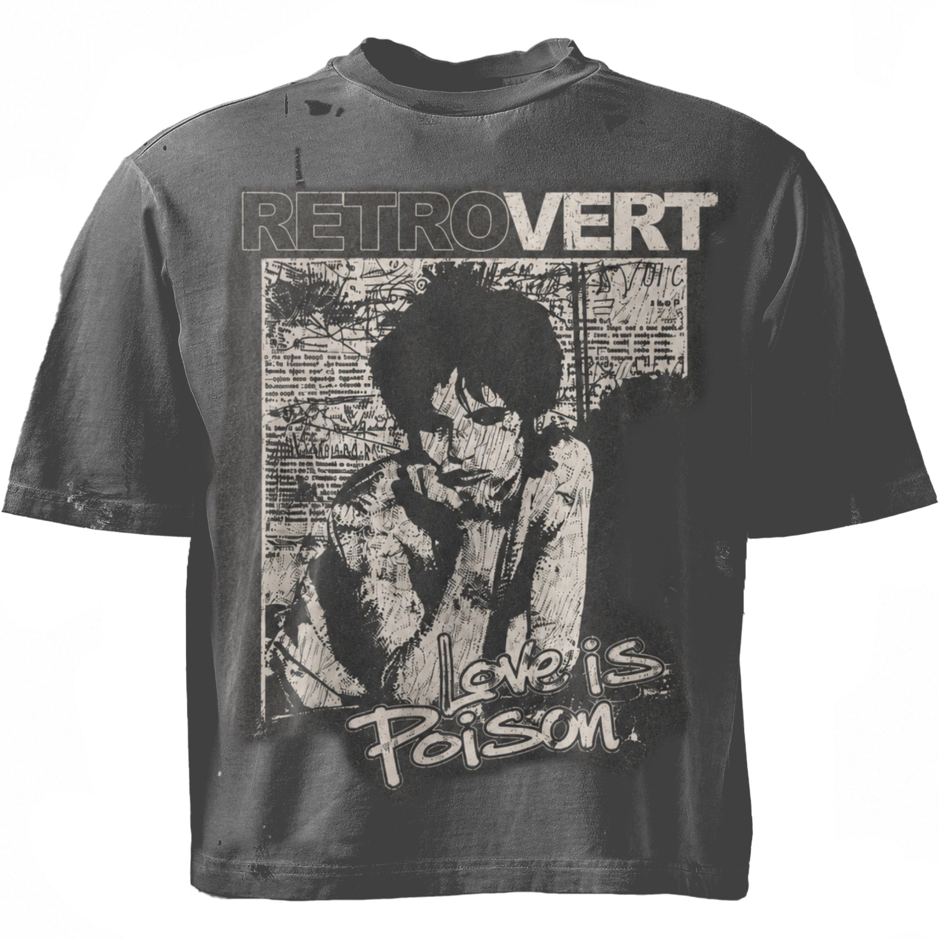 Vintage Love is Poison - Grey