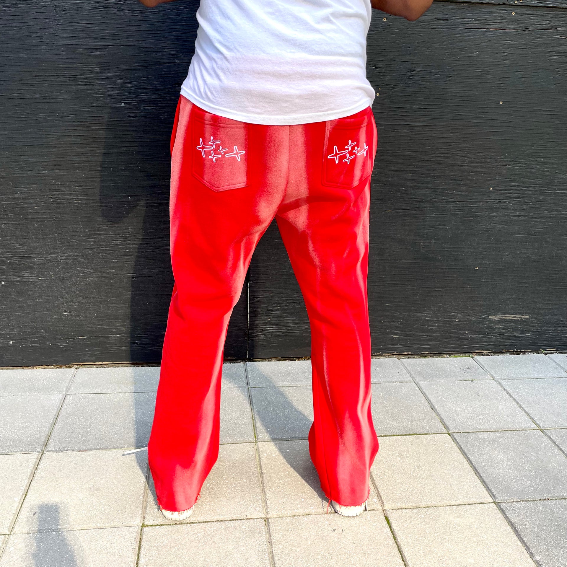 Flare Firered Sweatpants